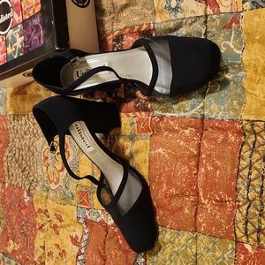 Navy Blue Screen Block 2in.Heels